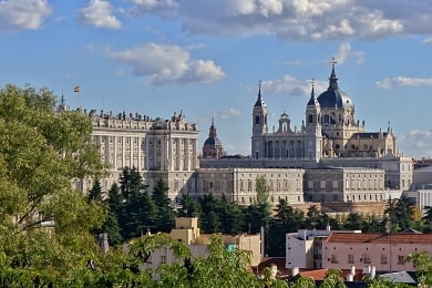 Královský palác (Palacio Real) v Madridu
